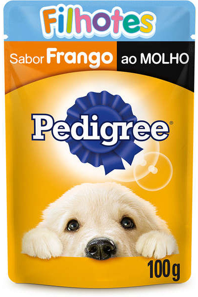 Ra��o �mida Pedigree Sach� Frango ao Molho para C�es Filhotes 100g